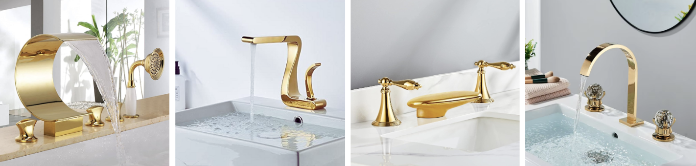 Gold Finish Faucets